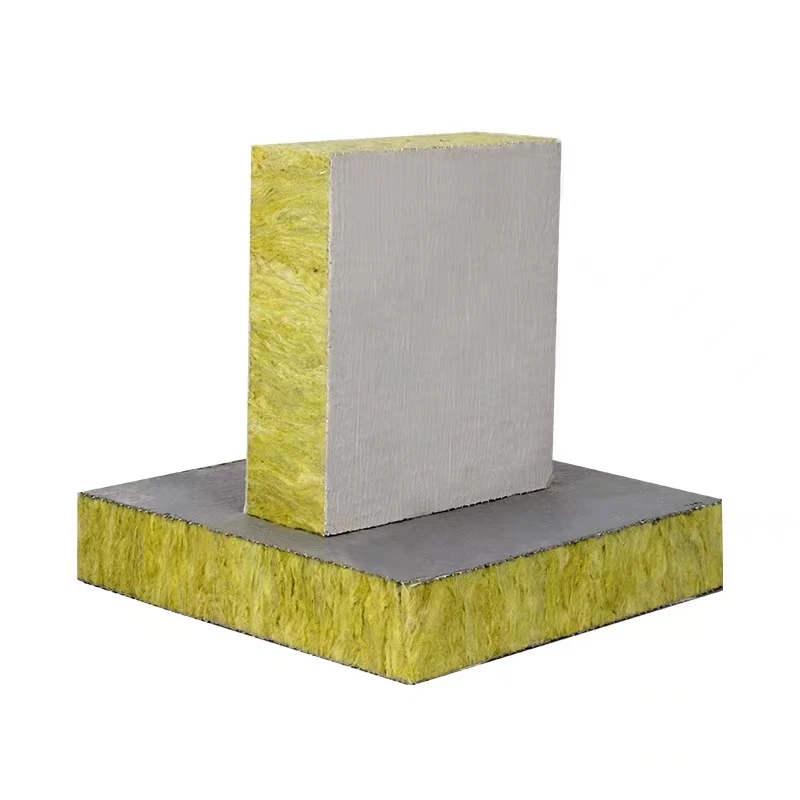 Production of customized rock wool composite board cement mortar insulation board exterior wall rock wool board