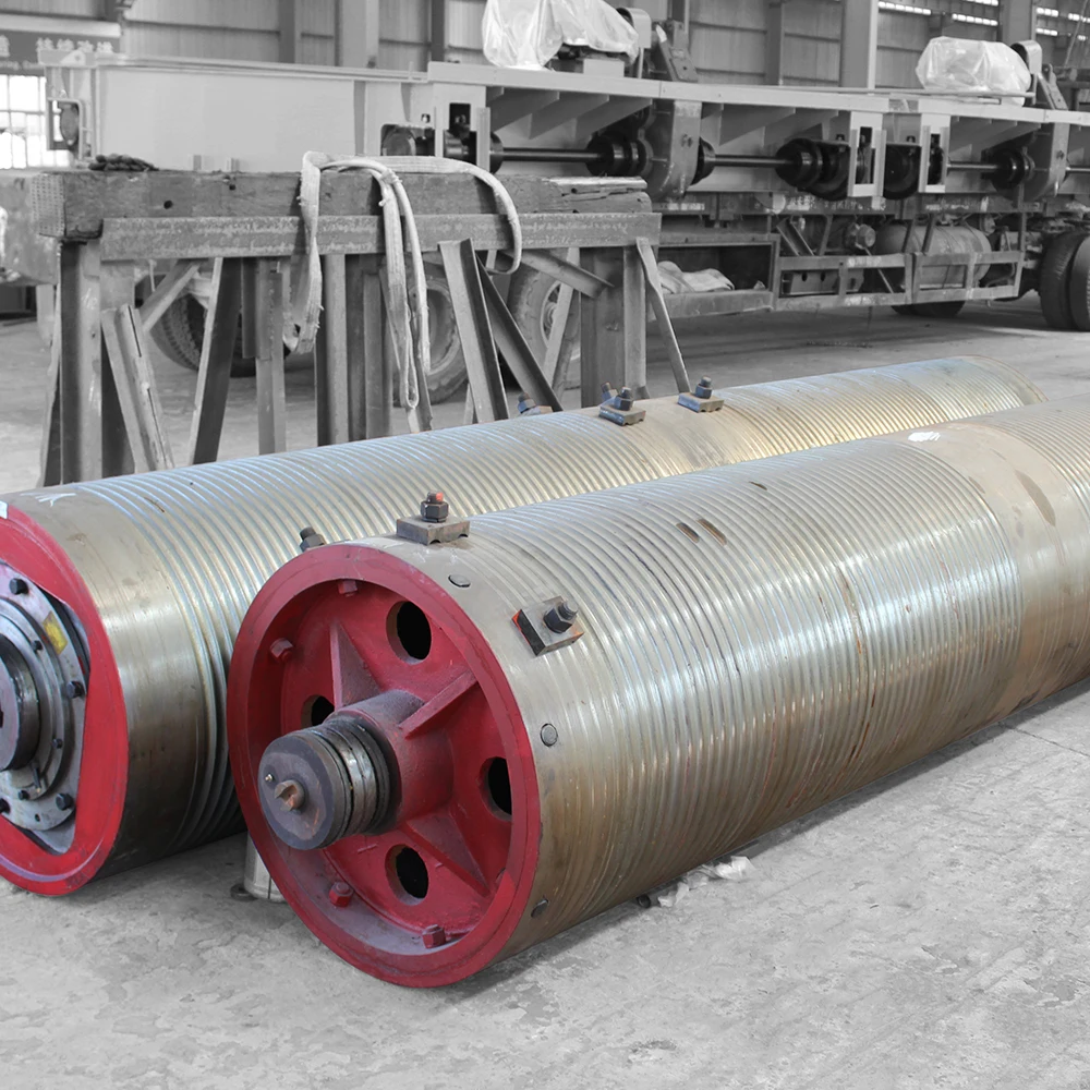 Material Handling Machined Steel Crane Drum Gantry Crane Electric Motor Drum