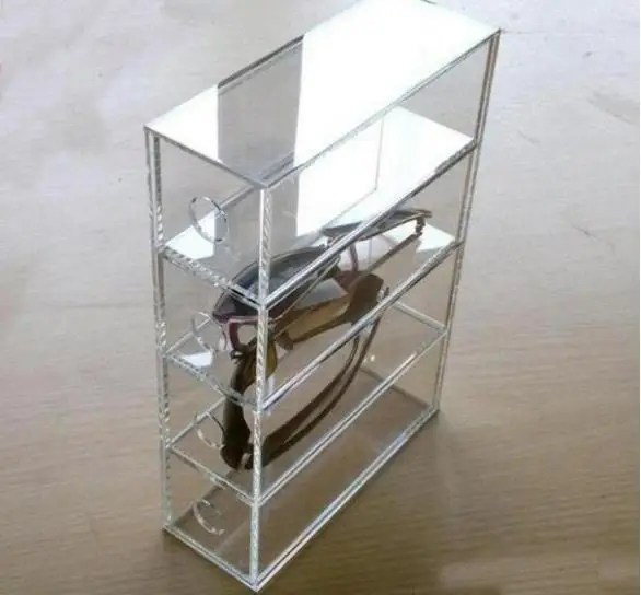 Crystal Clear Acrylic Eyeglass Display Stands Lucite eyewear Display Rack Plexiglass Sunglasses Display holder