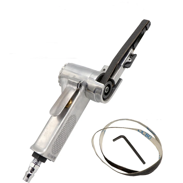 Pneumatic hand-held trimming sanding sanding machine Grinder Belt sanding machine air belt sander