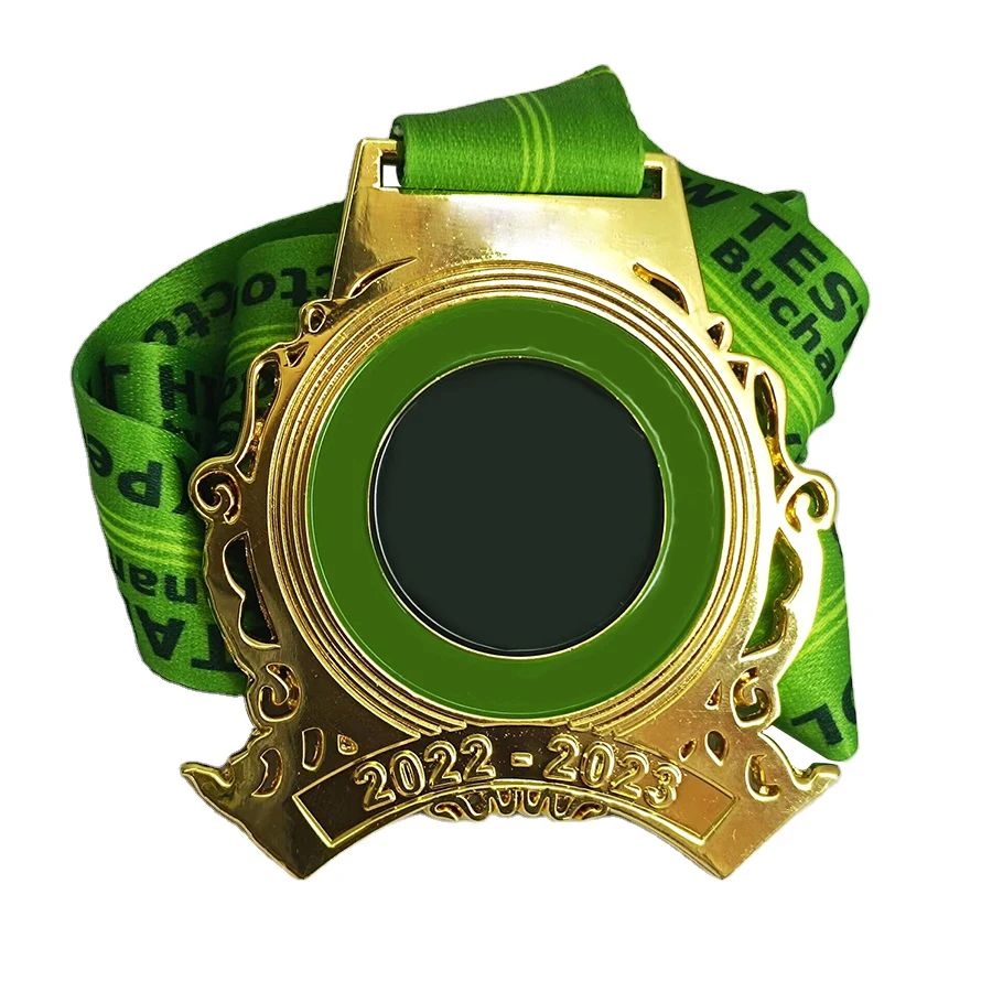 Promotional Virtual Running Epoxy Korea Pvc Qatar Aluminum Jiu-Jitsu Badge Dragon Boat Crystal Custom Enamel Medal