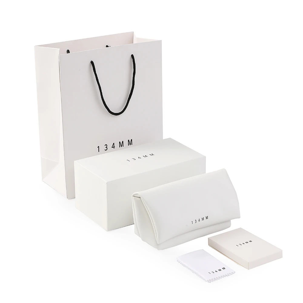 Luxury Brand High Quality PU Leather Sunglasses Case with Custom Logo Eyeglass Bag Custom Printed Glasses Box