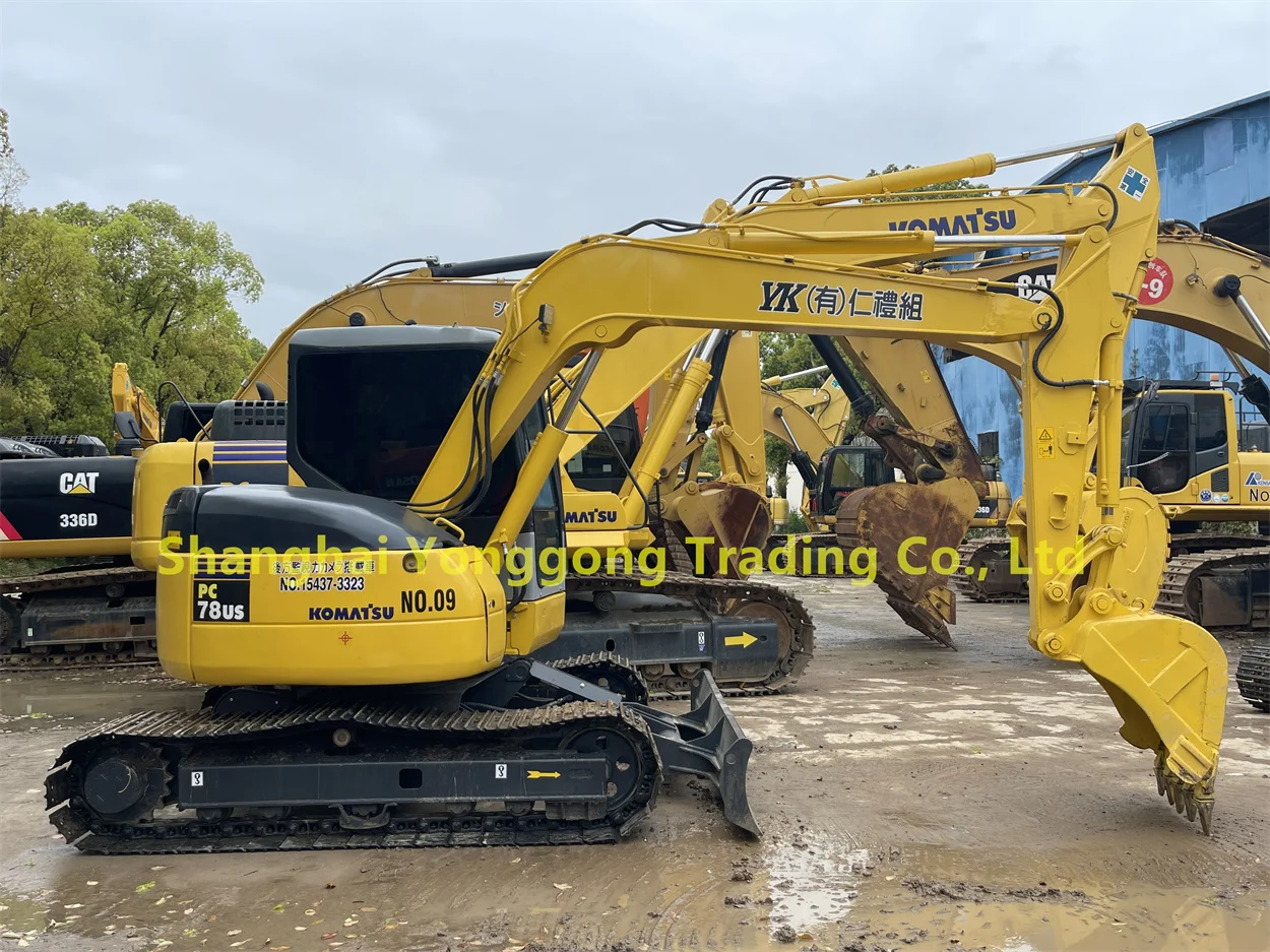 Komatsu PC 78US Used Mini Hydraulic Crawler Excavator  used pc78us