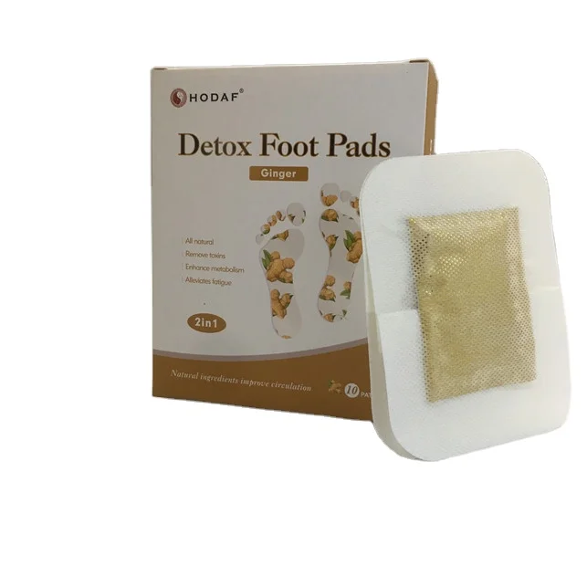 
70% Bamboo vinegar powder lavender ginger foot pads wholesale toxin remover detox foot patch cleaning detox foot pad 