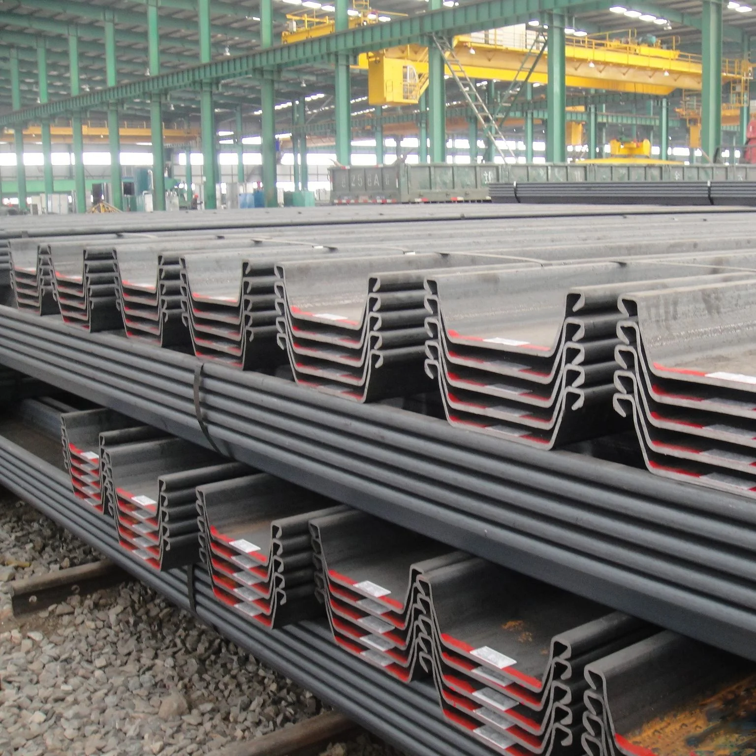 China Factory Price Q345b Sy390 Sy295 Jis Standard Hot-rolled Steel Sheet Piles U-steel Sheet Pile