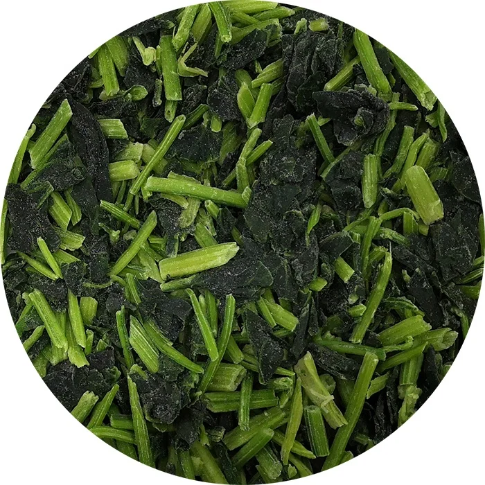 BRC Approved New Season 30-50mm IQF Cut Spinach Wholesale Frozen Spinach