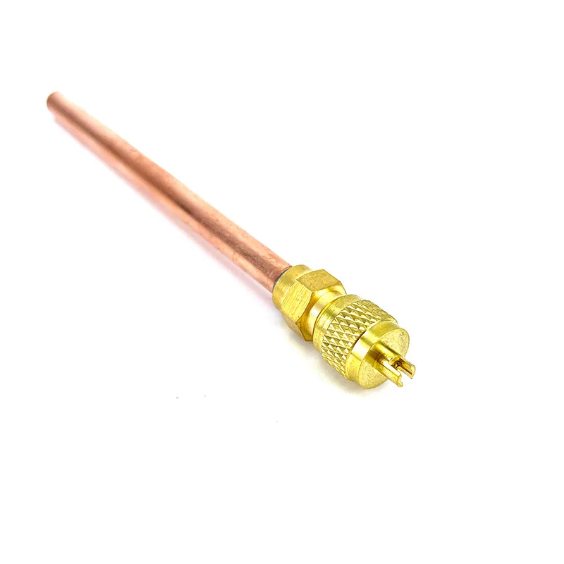 Refrigeration parts Heavy duty HVAC fitting freezer copper charging valve