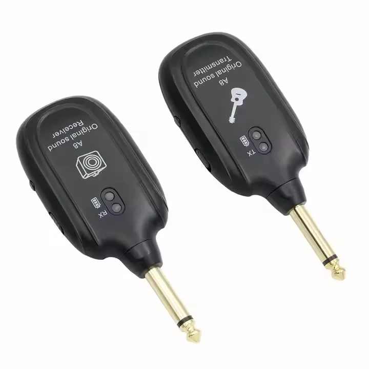 Wholesale Professional Rechargeable ABS Wireless Guitar Transmitter System Receiver for Guitar