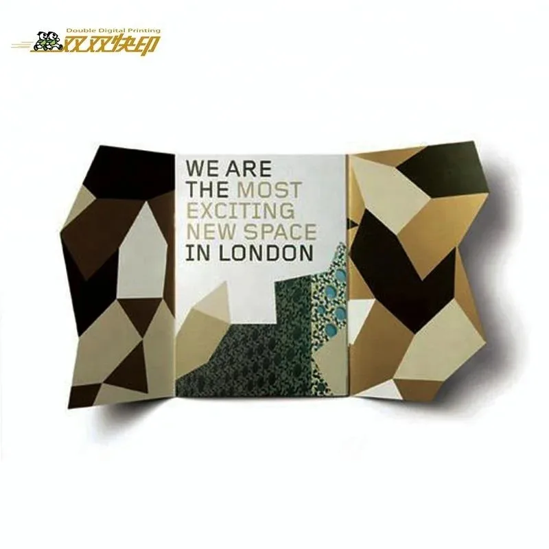 Instruction Manual Printed Promotional Folded Flyer Leaflet Brochure Pamphlet With Custom Printing