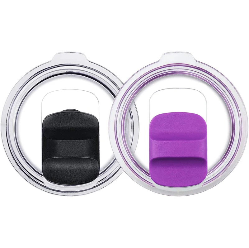
14oz 20oz 30oz Tumblers Magnetic Lid Sliding Tab Waterproof Resistant Magnetic lids Mugs Cover for yeti rambler 30 20 14 oz Cups 