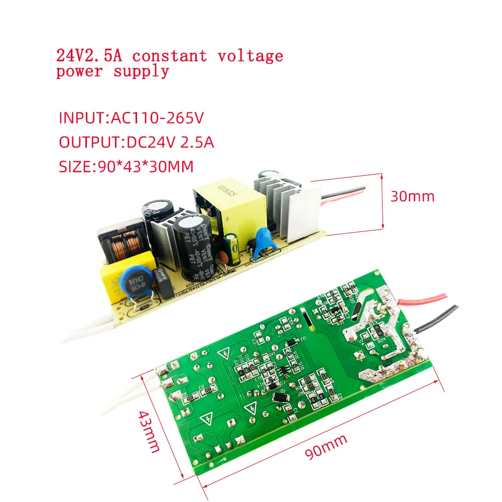 AC100 ~ 265V DC24V2.5A Внутренняя CV источник питания используется в светодиодное освещение строка автоматическая машина из djyoke напрямую от производителя высокое