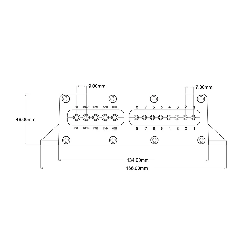 High Quality Electromagnetic Truck Parking Sensor Reverse Radar Ultrasound 5m Stable Parking Assist 4Sensors System
