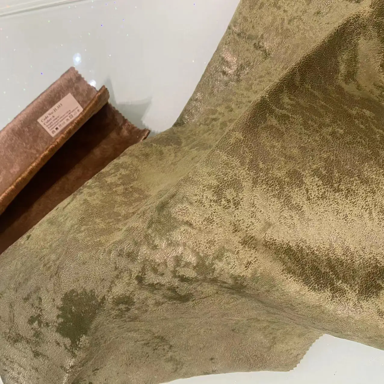 JL353 - 	fabric sofa velvet couch cover material live room sat Spain furniture fabrics home deco fabric