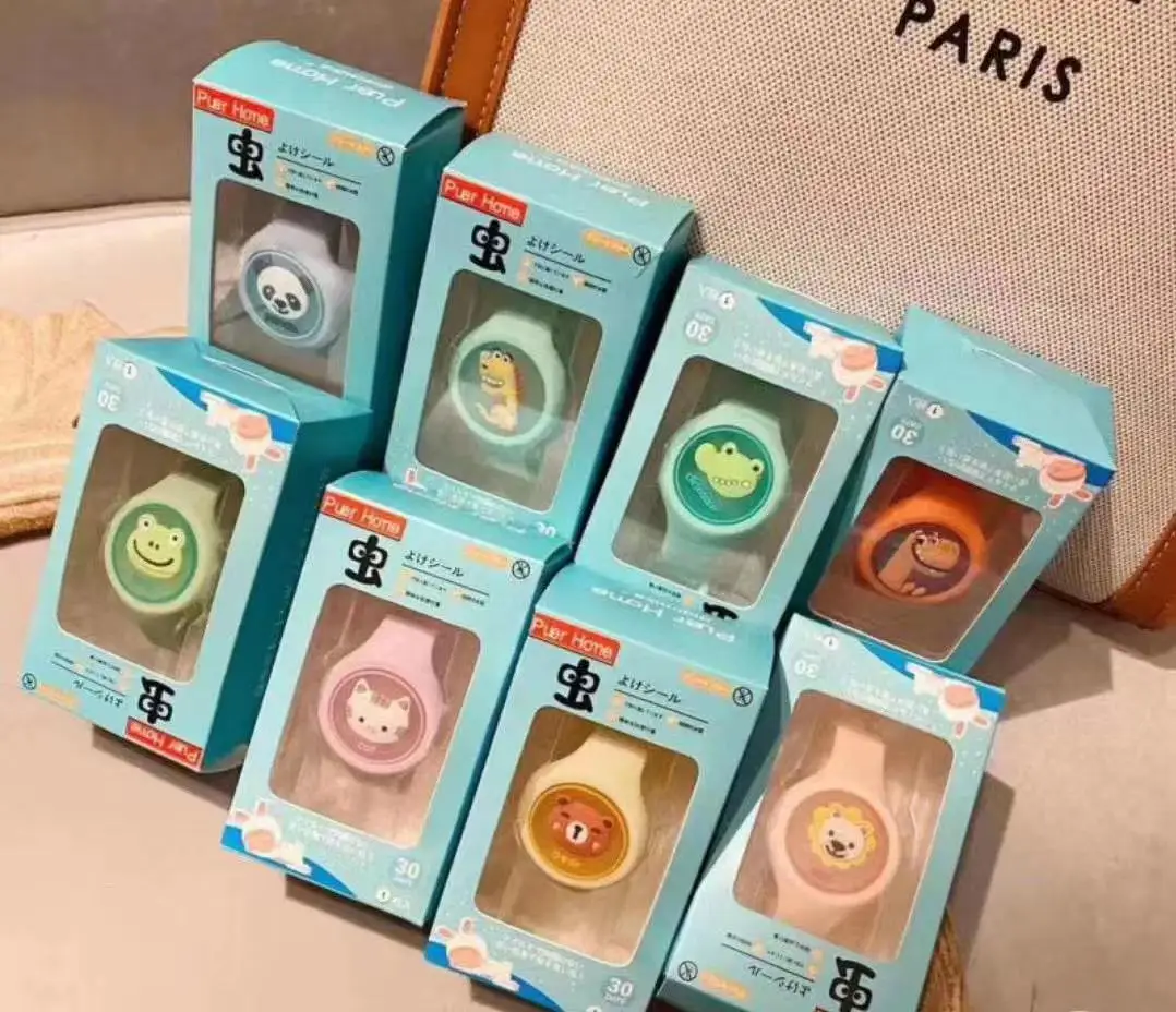 Flat-light mosquito repellent watch flash child baby mosquito repellent bracelet adult pure