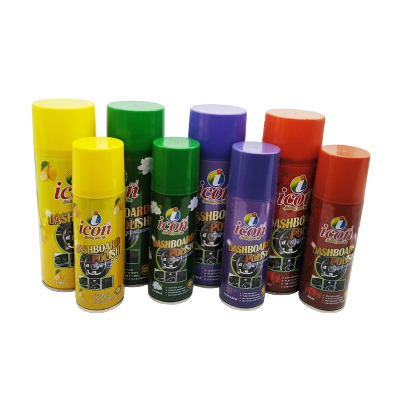 High Quality Car Dashboard Polish Wax or Silicone Sprayer 450ml