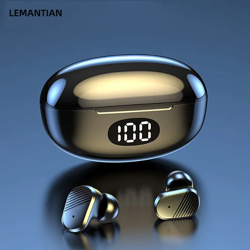 New Arrival Bt V5.2 T2 Mini Tws Wireless Earphone Hd Call Headset Touch Control Hifi Sound Bass Earbuds Mini