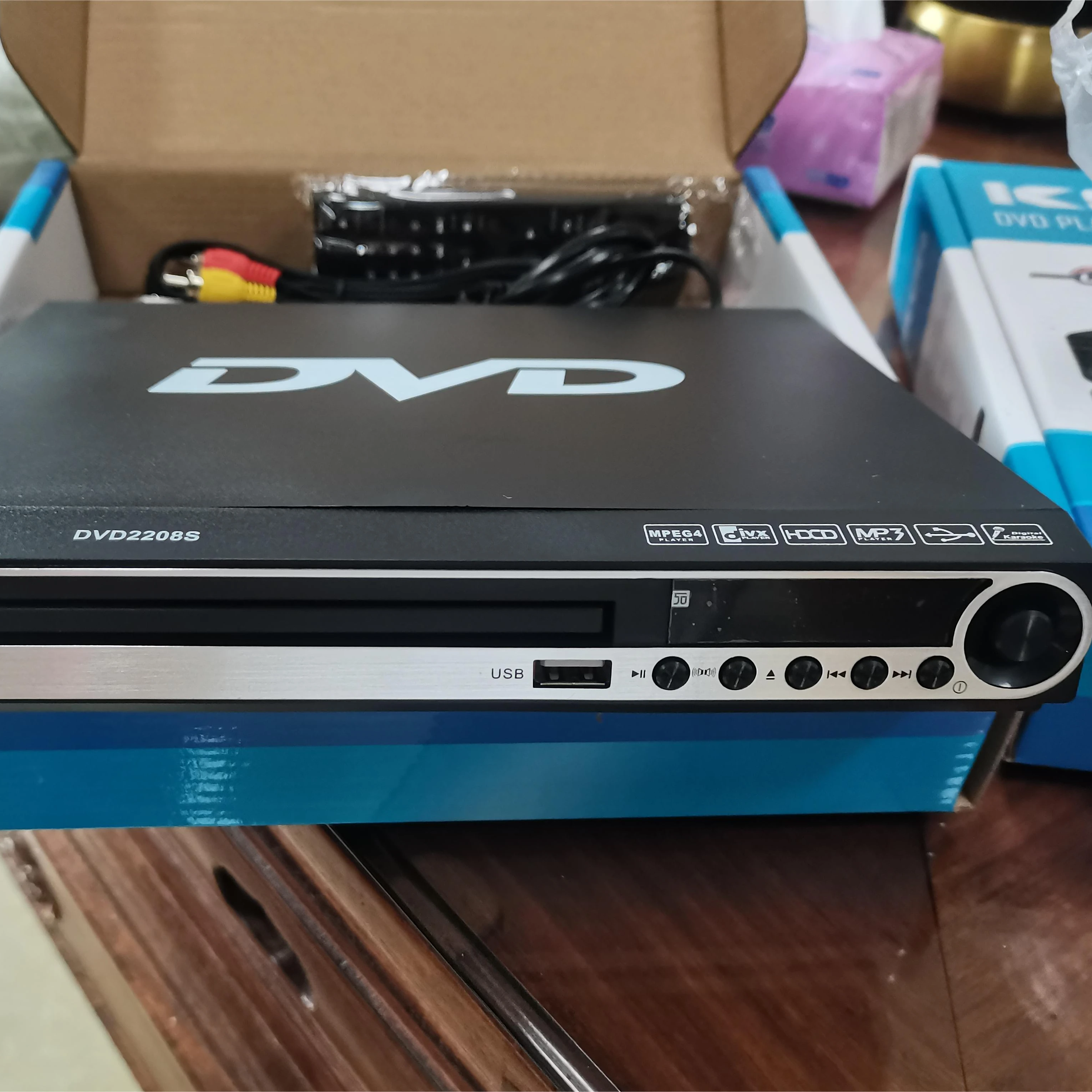 Оригинальный заводской Super Mini все регионы Бесплатный DVD CD диск дистанционное управление DVD-плеер для