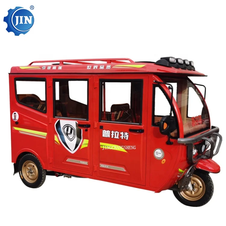 New Electric Tricycle Fully Enclosed Cabin Passenger Three Wheel Tuk Tuk
