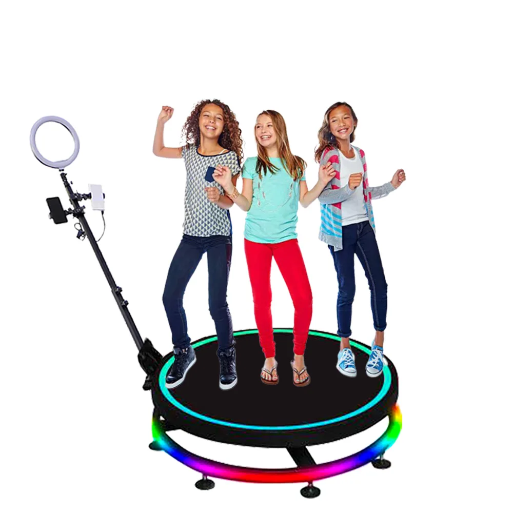 dslr rotating wedding foldable used party halloween passport LED open miroir self ring 115cm buy backdrop photo booth