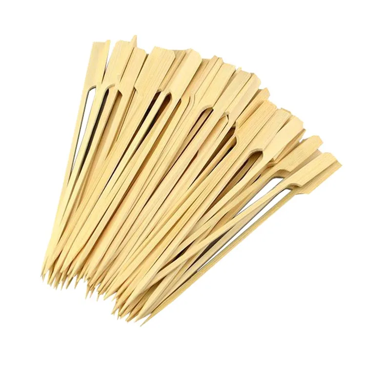 wholesale Compostable Biodegradable Natural  Disposable bamboo skewer
