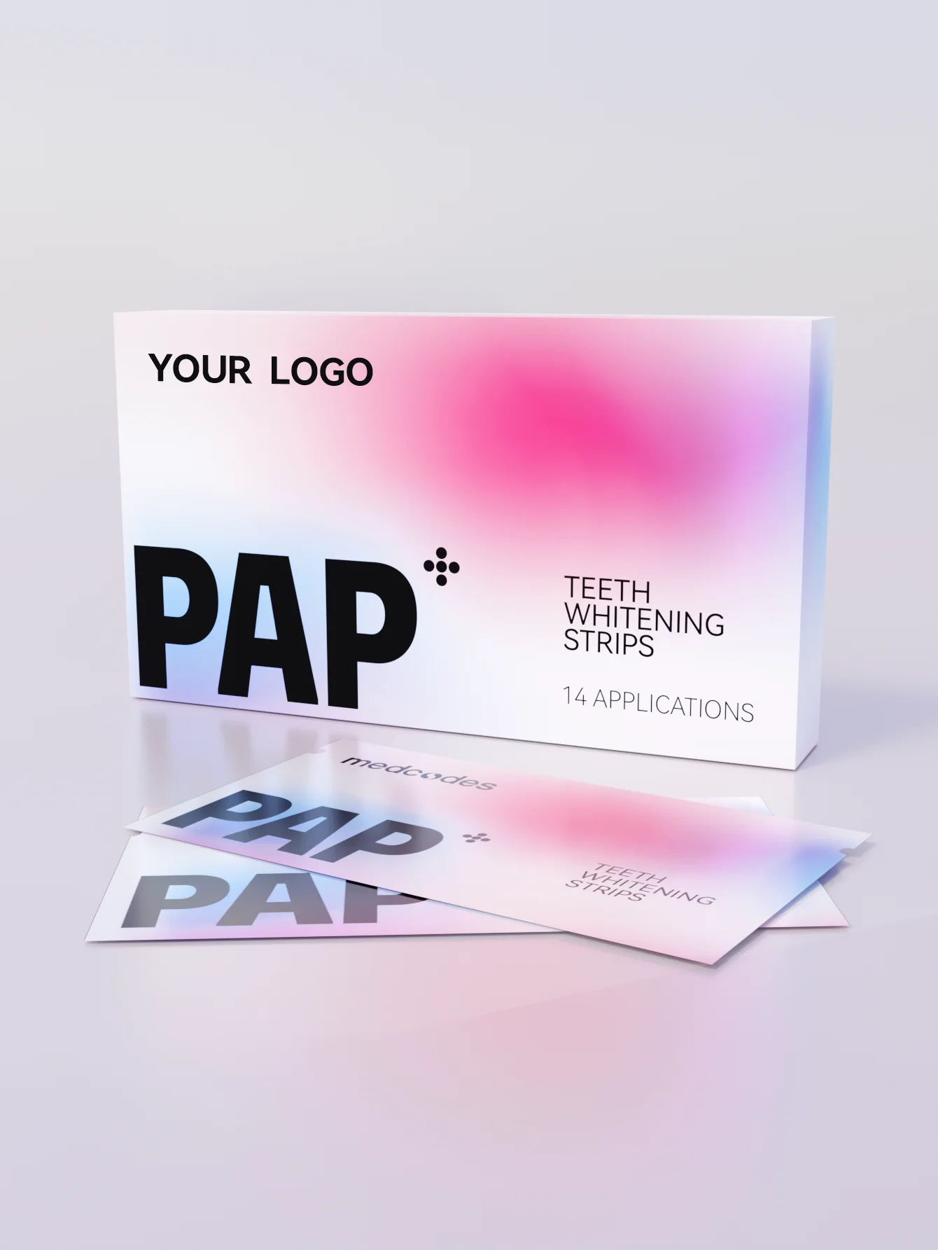 Private Label Pap V34 Purple Non Sensitive Teeth Whitening Strips Home Use Dental White Strips For Teeth Whitening