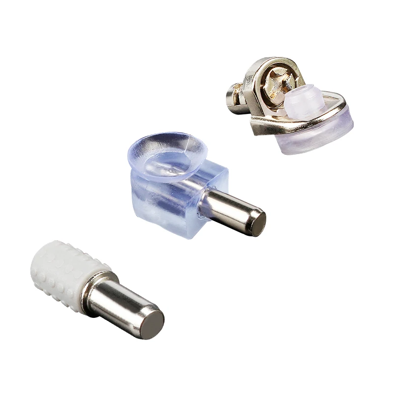 5mm/6mm Plastic Shelf Clip Furniture Hardware Accessories for Cabinet Fittings Connectors & Shelf Supports