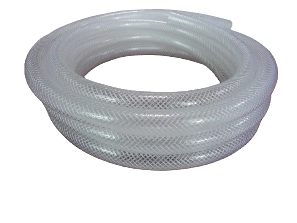 PVC transparent braided fiber hose directly from factory