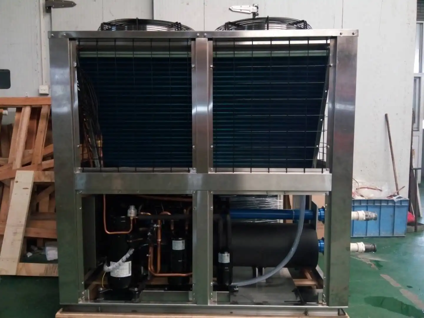 70KW Air To Water Heat Pump Water Heaters New Energy Pool Heater Heatpump water heaters