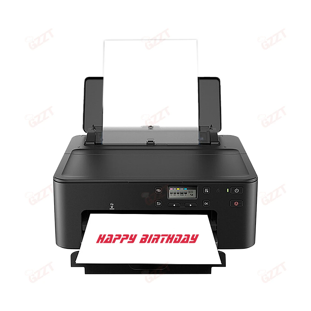 Automatic Cake Candy Coffee Printing Machine Rice Paper Printer Wholesale Natural Caramel Healthy Safe Edible Ink Inkjet Printer