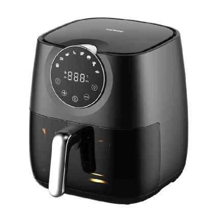Hot sell smart air fryers with Double layer transparent visual window design household air fryer digital