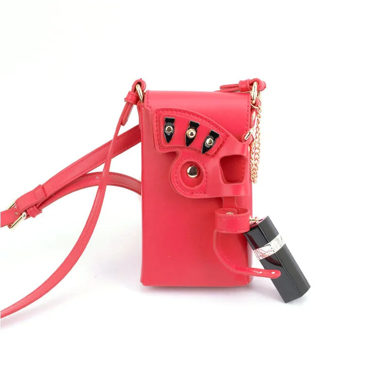 Westal 2021 new female novelty pistol girls Lipstick bag fashion mobile phone bag single shoulder mini crossbody bag