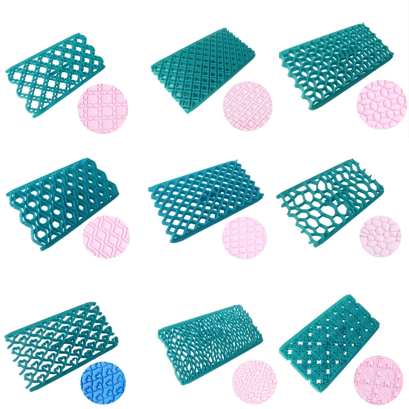 Many Patterns 3D Plastic Candy Biscuit Mold Cooking Tools Cutters MouldTools Baking Cookie Cutters Cake for Baking Decorating