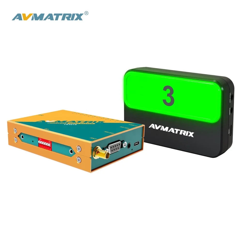 Avmatrix TS3019 беспроводной PTZ мульти контроль камеры видео переключателей Талли система имеет интерфейсы GPIO/USB/RS-485/RS-232