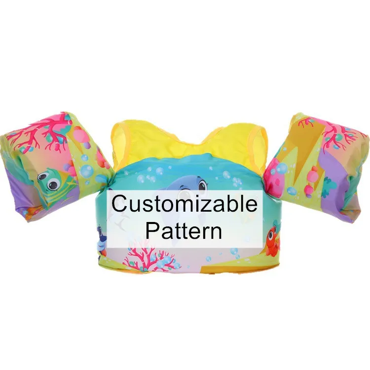 High quality Water Sports Floating Children Arm Swimming Ring Swimsuit Puddle Jumper Kids Life Jacket