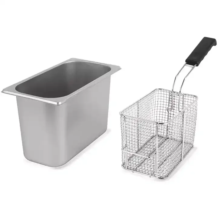 8L (Max Oil 4L) Commercial Deep Fryer Fast Food Restaurant Chicken Electric Fryer Machine