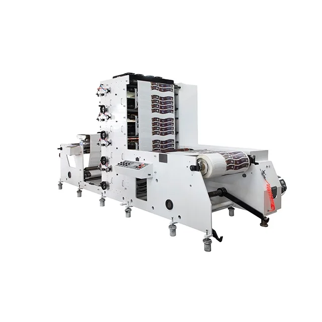 New Design Labels and Paper Printing Machine with Turret Collection