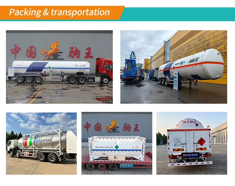 Factory price JUWANG  lpg transportation semitrailer lpg tanker semi-trailer lpg tanker trailer in dubai