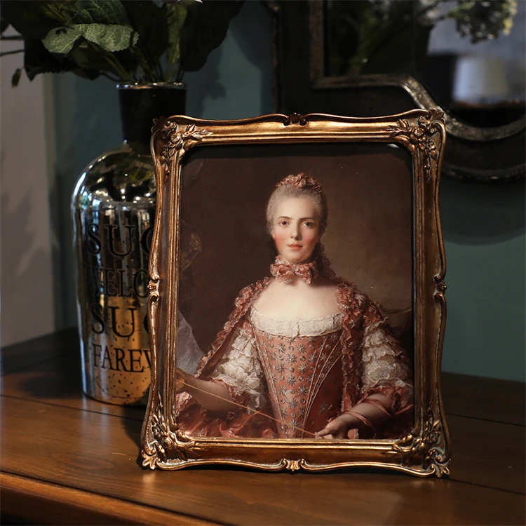 Small Order Quantity Special design Antique Bronze Photo Frame New Trendy Art Wall Picture Frame