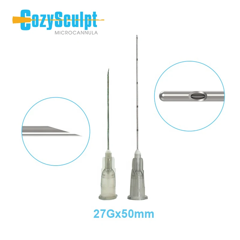 CozySculpt safety high quality 27g 50mm cannula disposable microcannula for sale