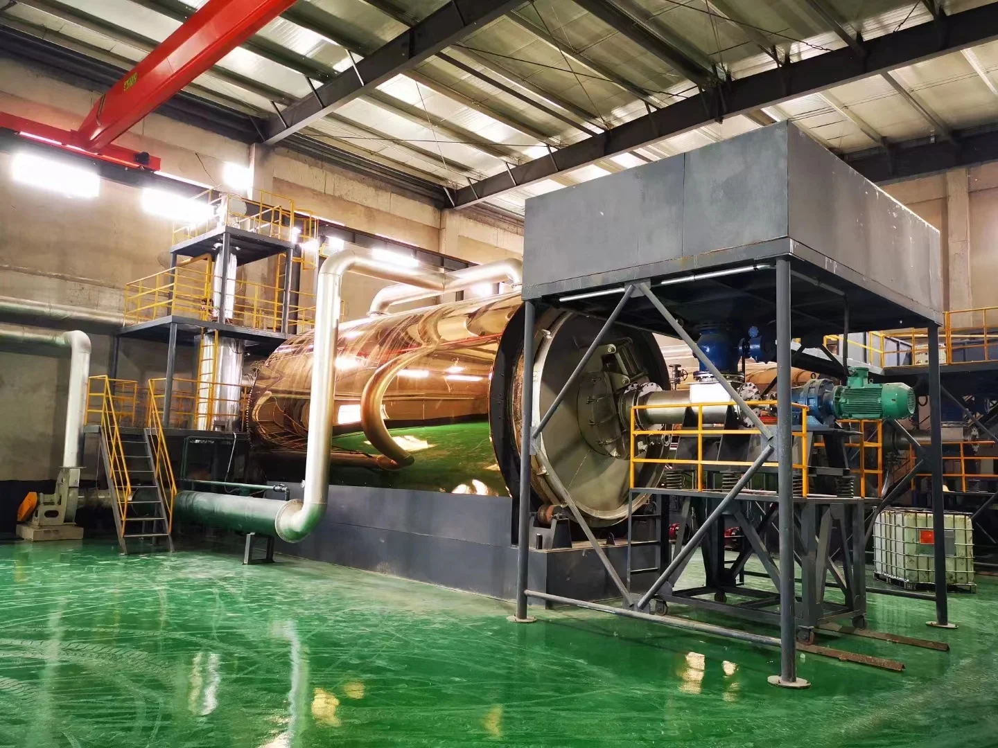 large scale old plastic pyrolysis to fuel oil refineries recycling plant pyrolysis plant