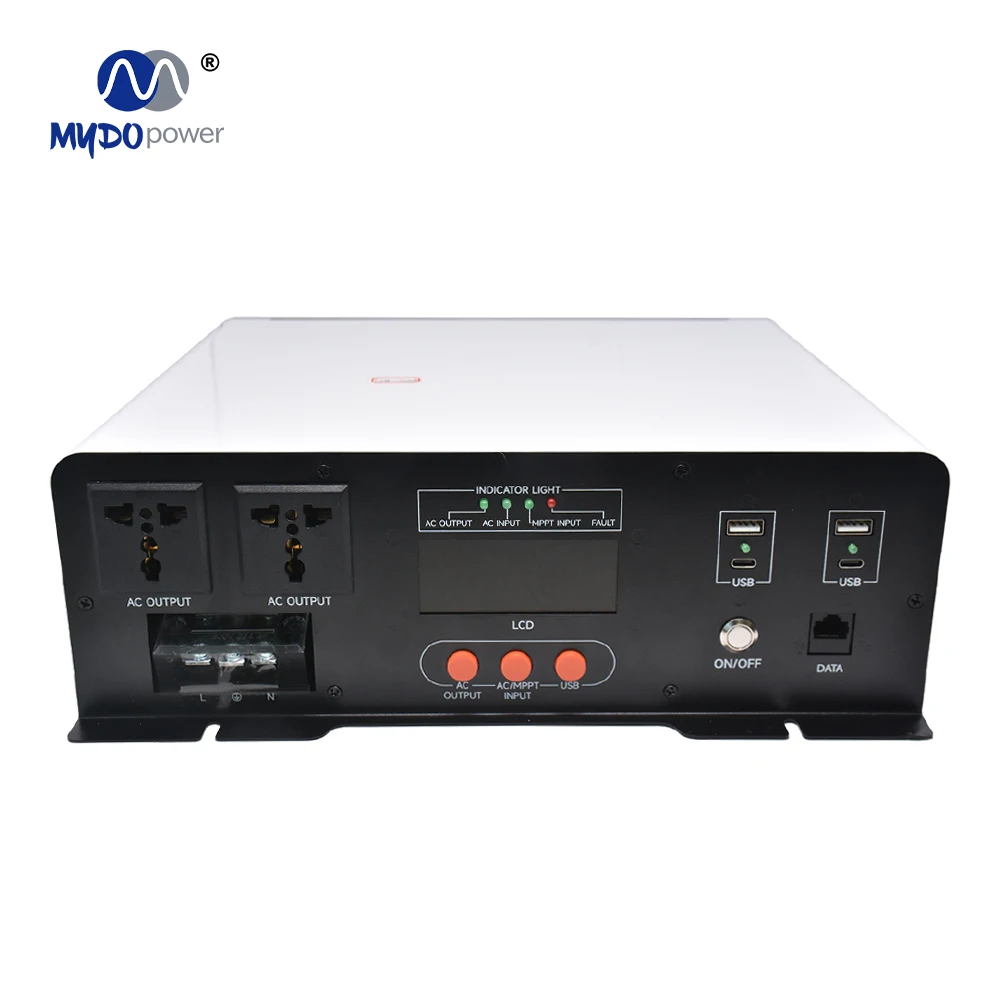 AC/DC 1,5 кВт 2 кВт 24 В Гибридный MPPT солнечный инвертор вне сетки 230 В DC/AC ИБП инвертор с чистым синусоидальным инвертором