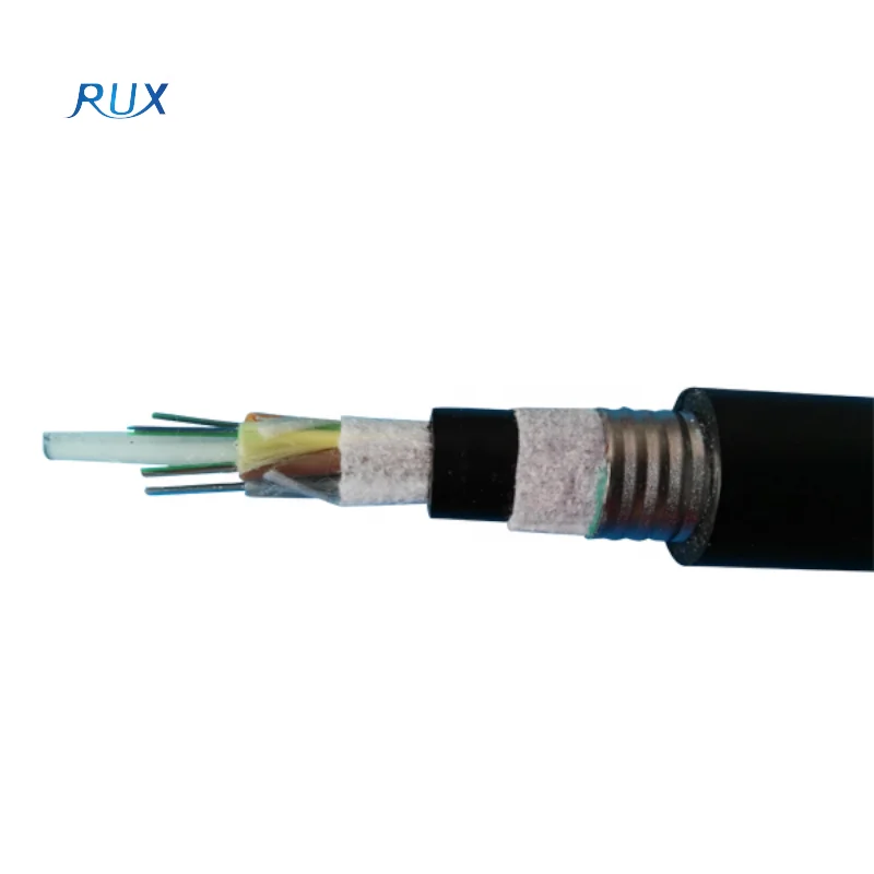 Factory Supply Double Jacket GYFTY53 12 Core Fiber Optic Cable