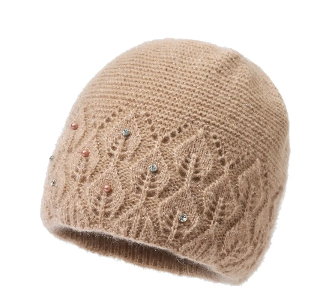 HZM-61008 Slouchy Beanies for Women Winter Soft Warm Hat Skull Cap Ladies Knit Beanie hat for Women