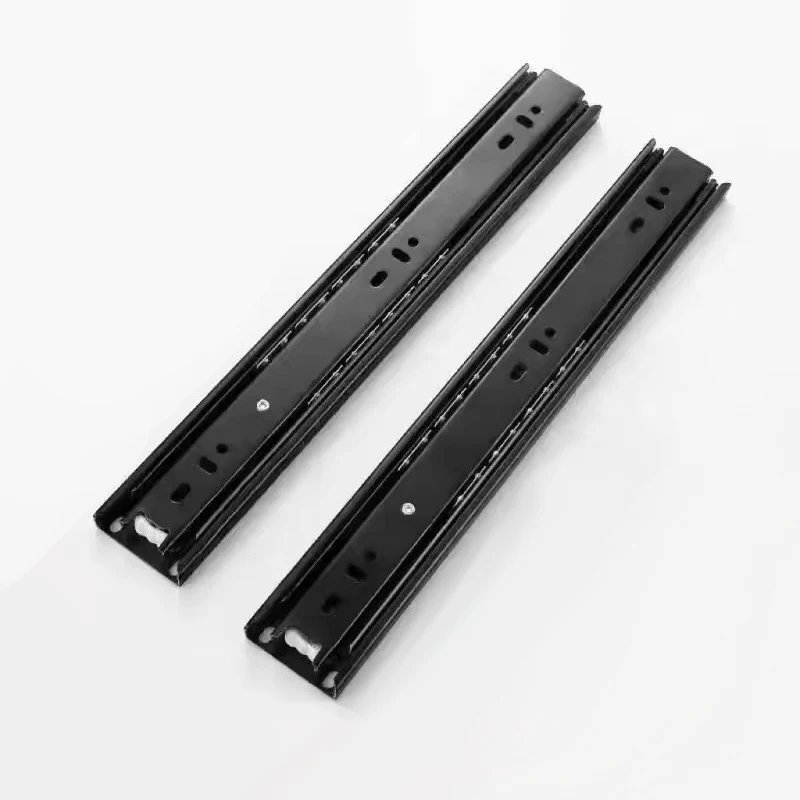 Chinese Manufacturer Silent 40mm 45mm Telescopic Channel Ball Bearing Drawer Slide Rail For Living Room