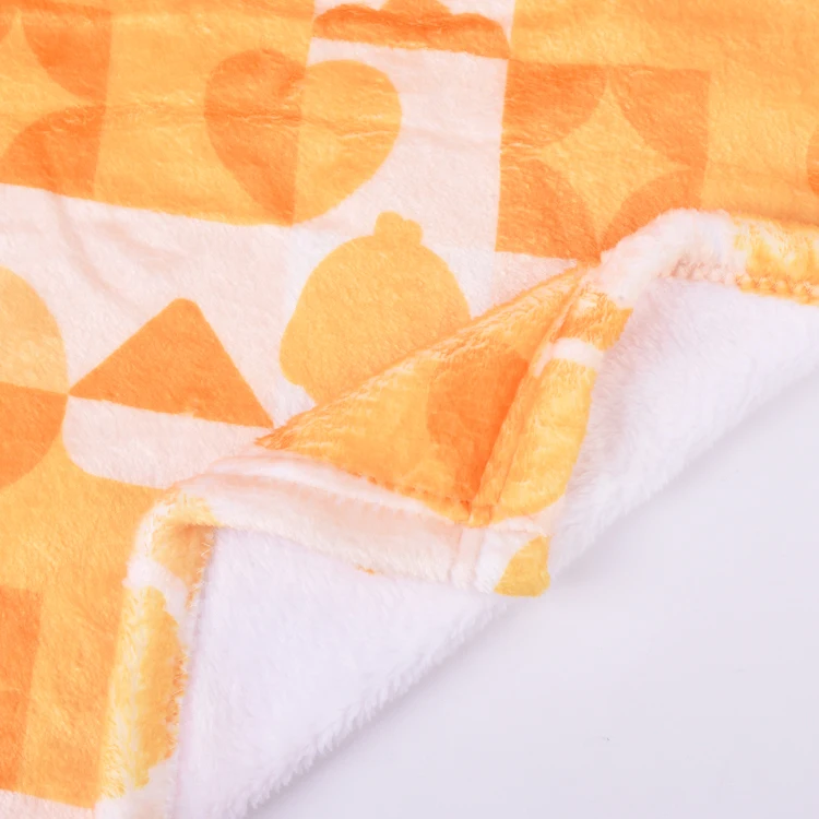 custom digital print super soft anime microfiber flannel fleece printed baby throw blanket for winter