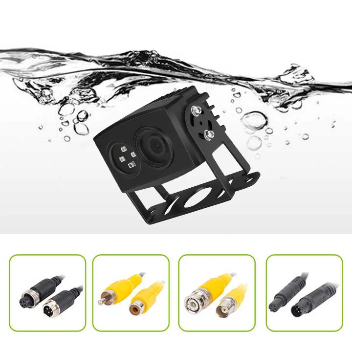 EAPODA AHD 720P IP67 Waterproof IR Night Vision Rear View Back Up Mini Camera for Truck Heavy Duty