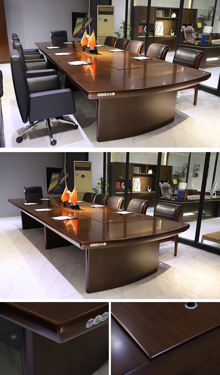 Customized executive office staff meeting rooms table large size conference table