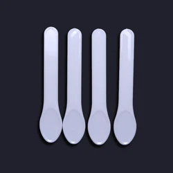 DIY Spoons Mini cream Cosmetic Spatula Scoop Disposable White Plastic Spoon Makeup Maquillage Tools