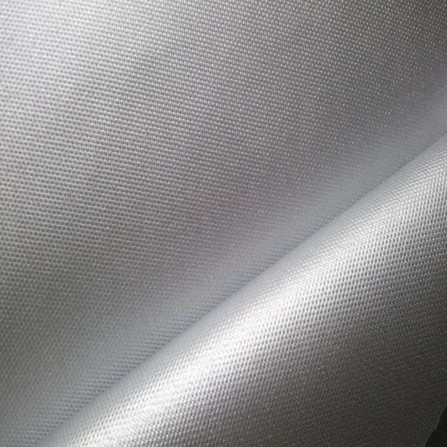 210d waterproof oxford polyester taffeta silver coated car cover fabric silver coated polyester emf shielding silver fabric