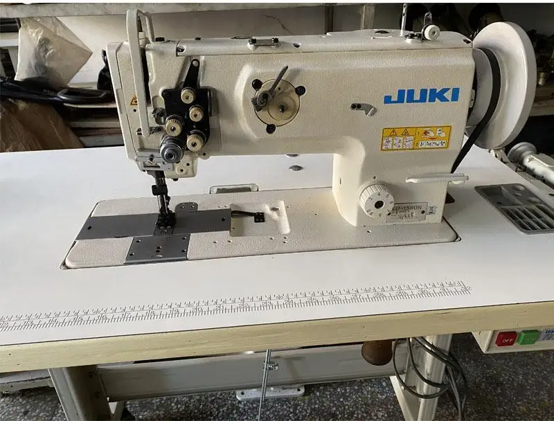 jukis 1560 Double Needle Heavy Duty Compound Feed Straight Walking Foot Leather Industrial Sewing Machine Price